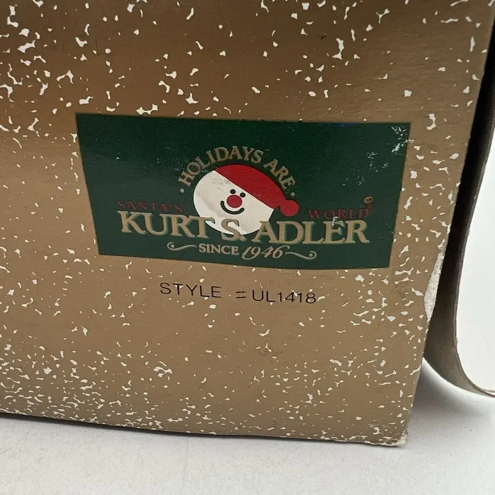 Set 2 Vtg Kurt Adler Fiber Optic 10 Christmas String Light Sets White WORKS